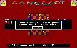 Lancelot The Computer Game atari screenshot
